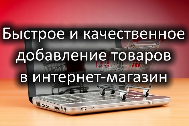 Добавление товаров в интернет-магазин