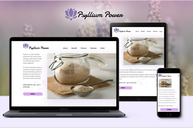 Создание landing page