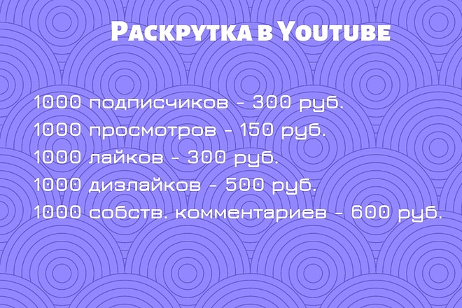 Раскрутка Youtube - 1700 живых подписчиков