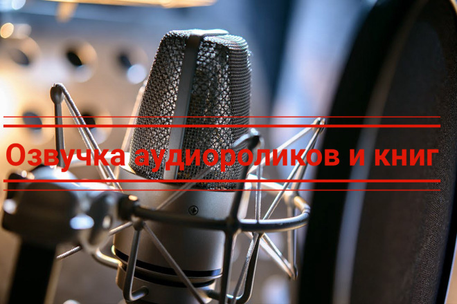 Озвучка аудиороликов и книг