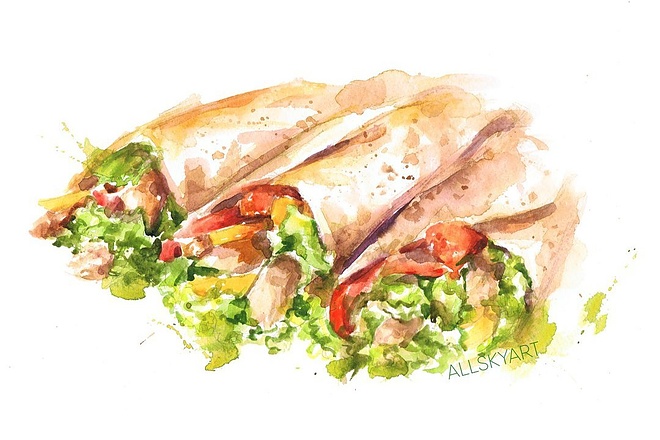 Нарисую food-иллюстрацию