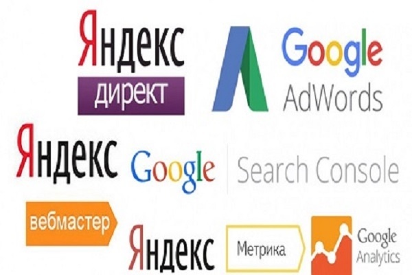 Подключение и настройка Янд.Метрики, GoogleAnalytics, Янд Вебмастер