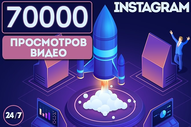 +70000 просмотров видео в Instagram