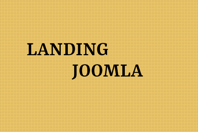 Сделаю Landing на Joomla