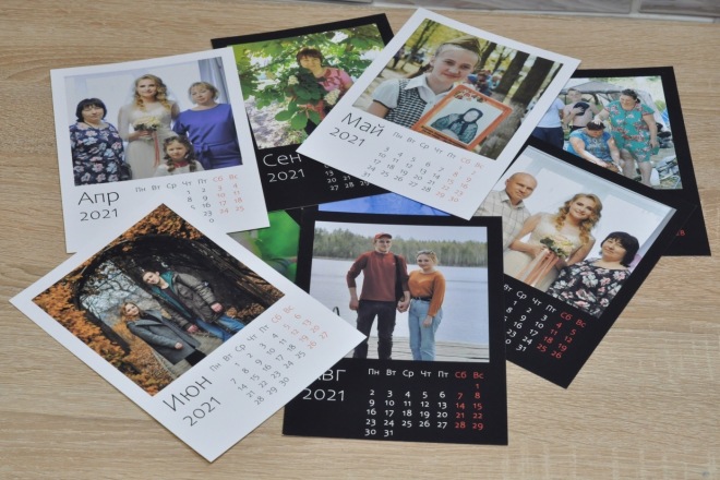 Календари с вашими фотографиями на заказ