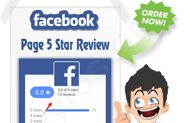 Продвижение в Facebook - 5 звезд рейтинг для FanPage