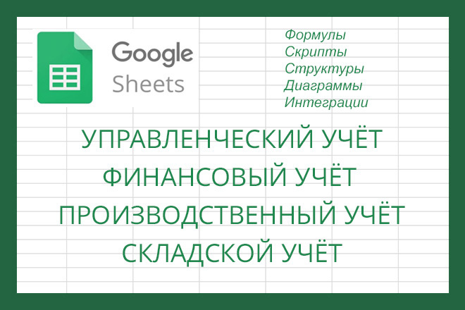 Разработка Гугл таблиц Google Sheets