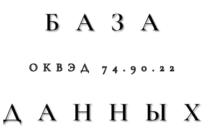 База данных. Оценщики РФ