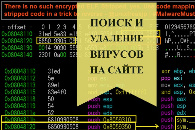 Поиск и удаление вирусов на сайте