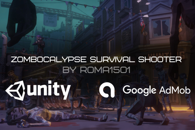 Готовый Премиум Проект Zombocalypse Survival Shooter для Unity + AdMob