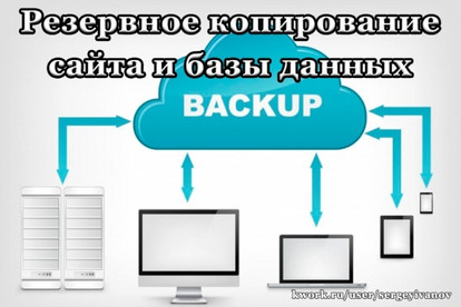 Настрою резервное копирование сайта и базы данных