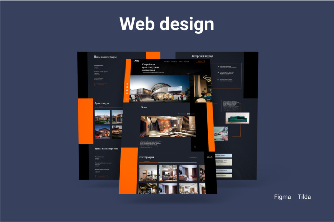 Создание макетов Сайтов, Landing page
