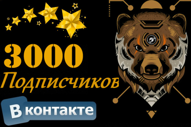 Привлечения 3000 подписчиков в группу или на страницу Вконтакте