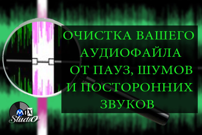 Очистка Вашего Аудиофайла от пауз, шумов, посторонних звуков