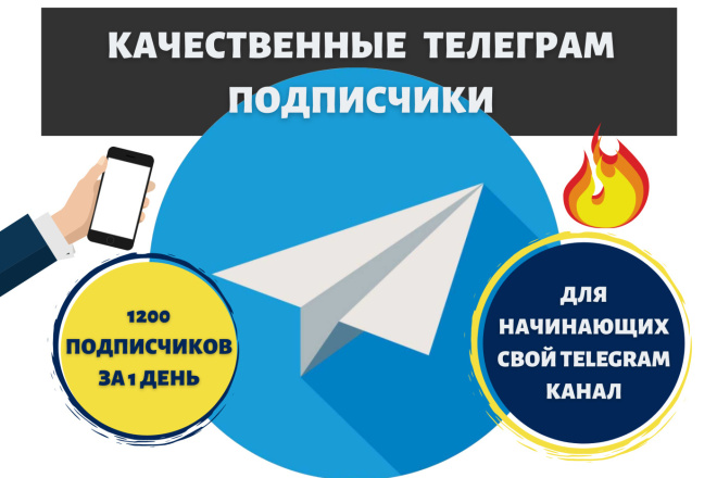 1200 подписчиков на канал в Telegram