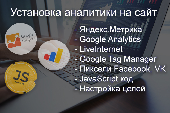 Установлю аналитику, счетчик Яндекс. Метрики, пиксели на сайт