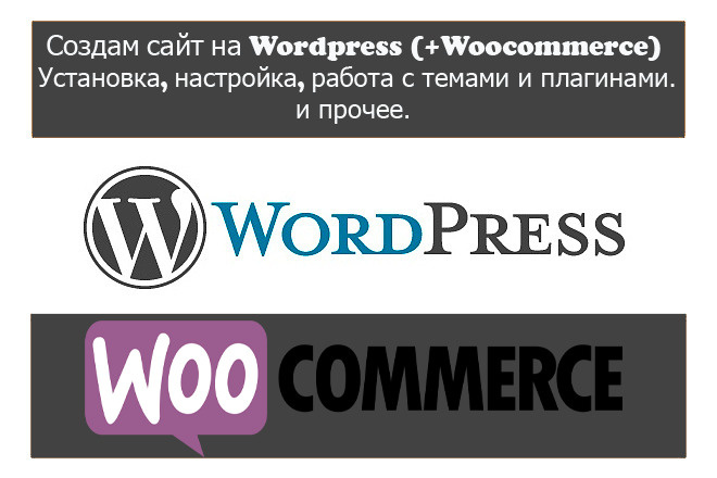 Создам сайт на Wordpress и Woocommerce