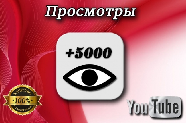 Добавлю 5000 просмотров в Youtube