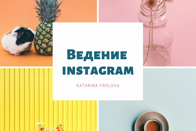 Ведение instagram. 30 публикаций на любую тематику