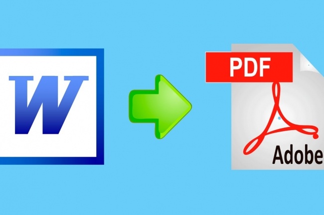 Конвертация текста из Word в PDF и обратно