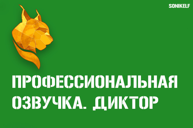 Профессионально озвучу видео, промо, презентацию, ролики Youtube
