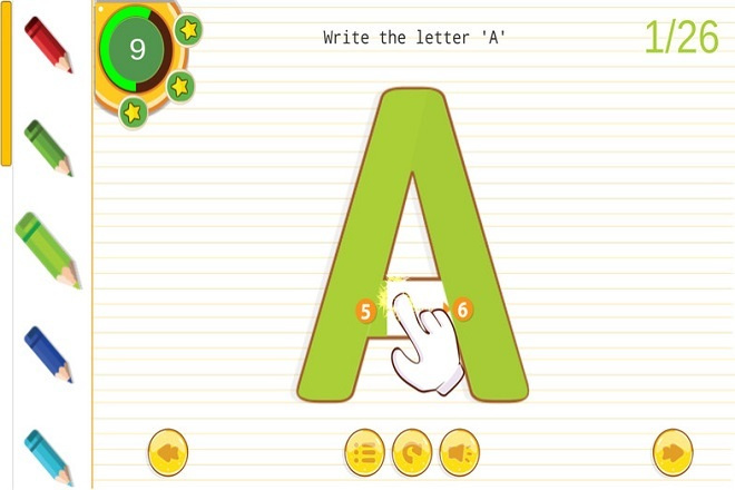 Исходник игры English Alphabet Tracing A-Z. Unity