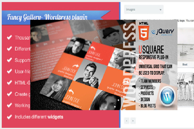 Табличный плагин uSquare для Wordpress