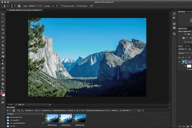 Любая работа в Photoshop