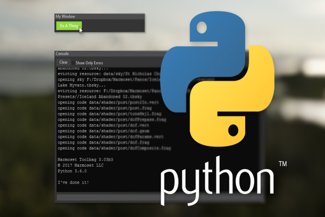 Напишу скрипт на Python