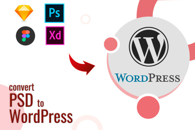 Конвертация PSD, Figma, Sketch в Wordpress, респонсивный, оптимизация