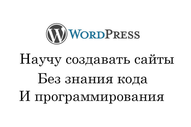 Научу создавать сайты на Wordpress без знания кода и программирования