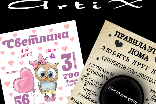 Сделаю постер. метрика