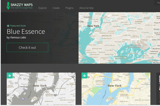 Snazzy Maps Плагин стилей для Google Карт