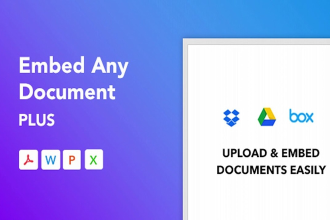 Embed Any Document Plus Плагин для WordPress