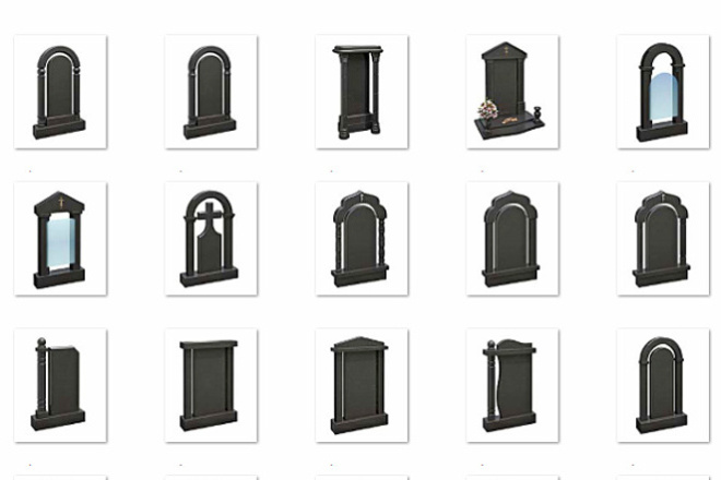 Каталог изображений мемориальных памятников-арок