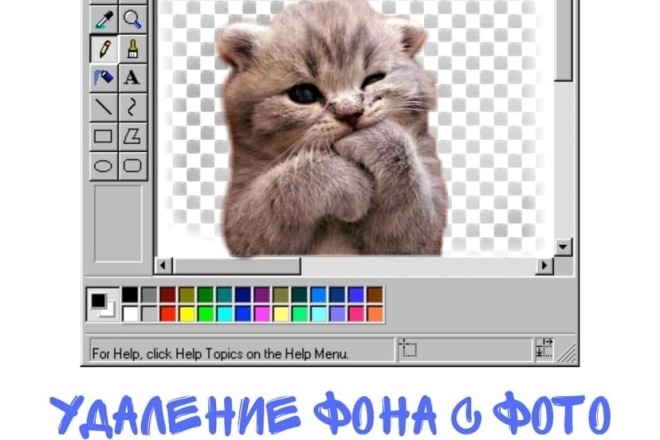 Удаление фона с фото