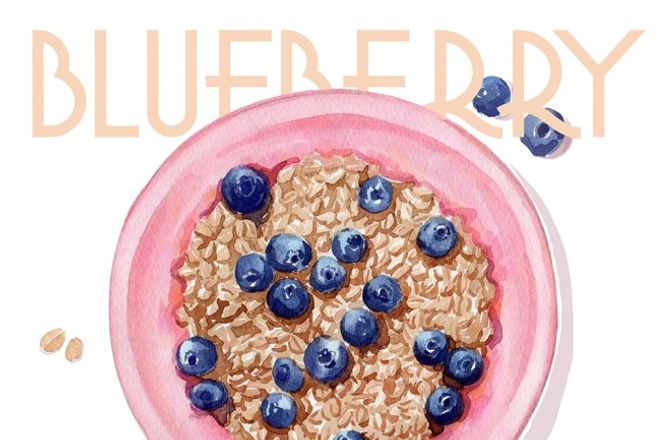 Акварельные food иллюстрации