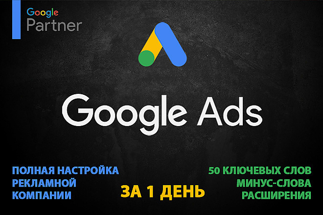 Полноценная настройка Google Ads