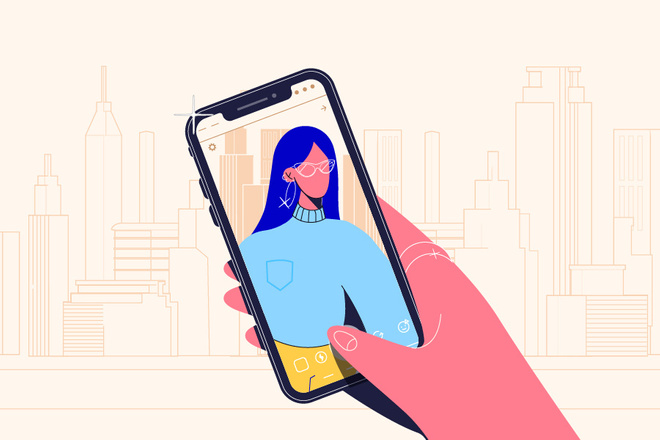 Создам простую маску Instagram