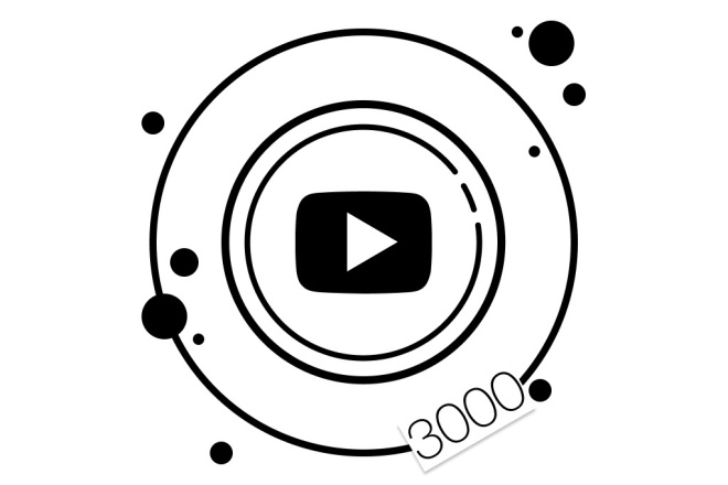 Добавлю 3000 живых просмотров YouTube с гарантией