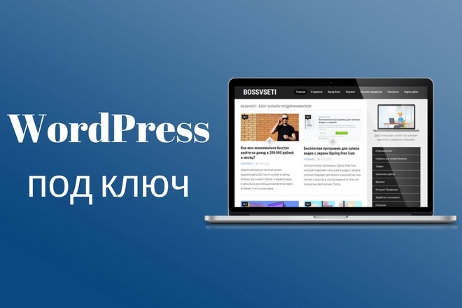 Установлю и профессионально настрою WordPress