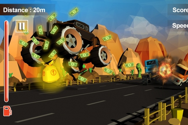 Исходник мобильной игры Furious Road Surfer. Unity 3D game source code