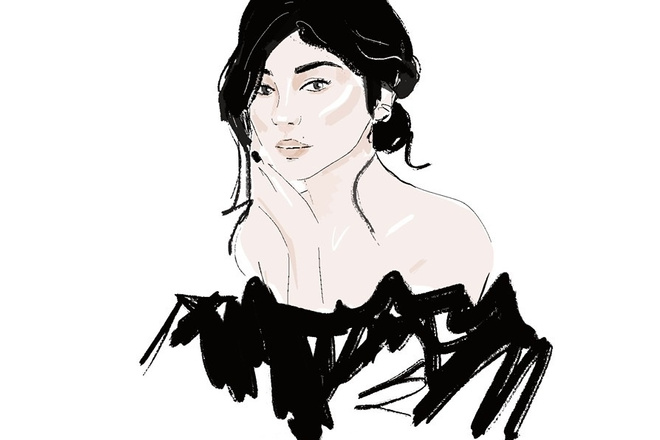 Нарисую портрет, иллюстрацию по фото или из головы в стиле fashion