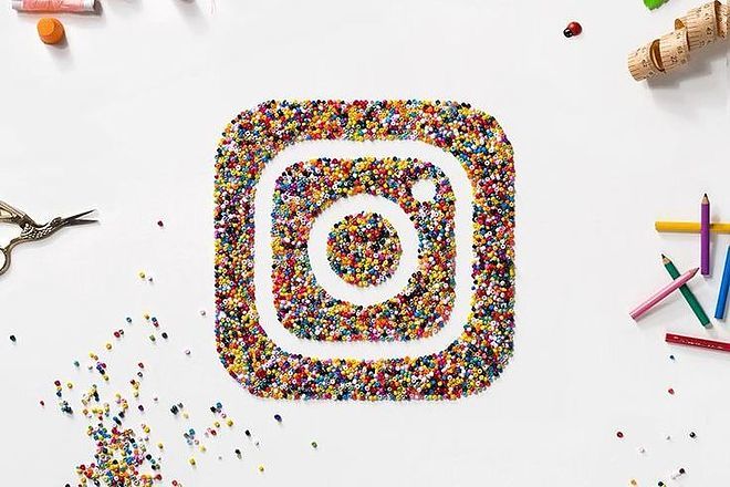 Яркое оформление в Instagram