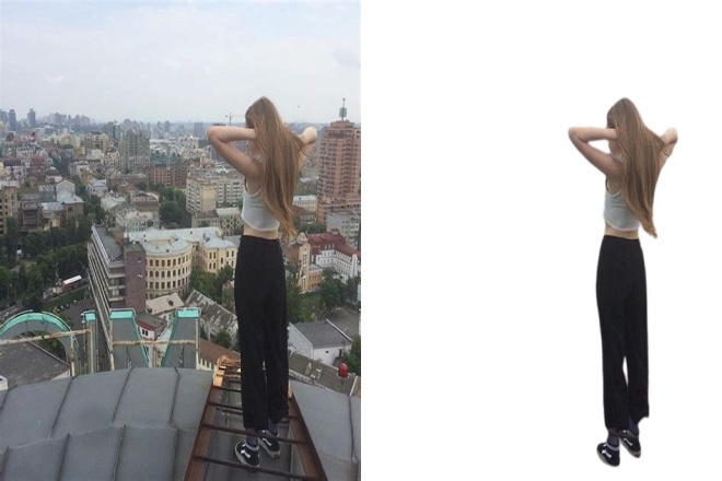 Удалить фон, обтравка фото