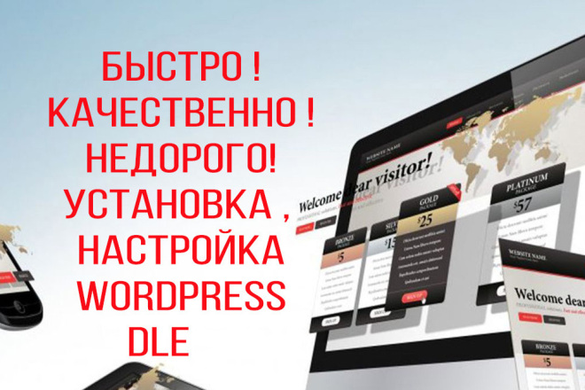Настройка сайтов на Wordpress, DLE