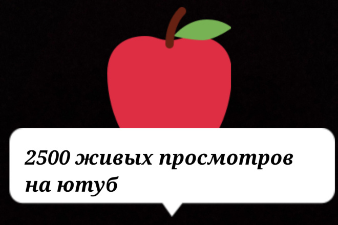 2500 живых просмотров на ваше видео ютубе