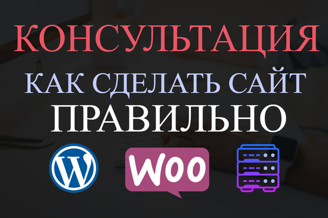 Консультация по разработке сайта, SEO и работе с Wordpress