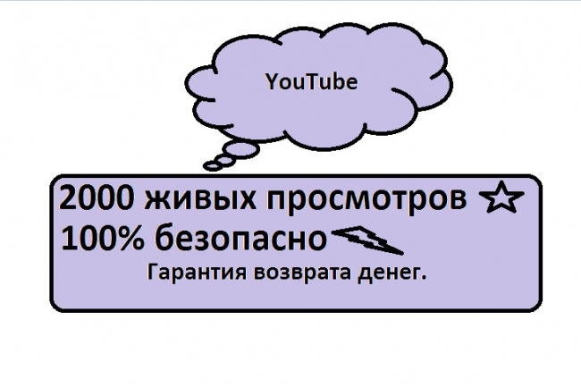 Добавлю 2000 просмотров на YouTube. Живые просмотры