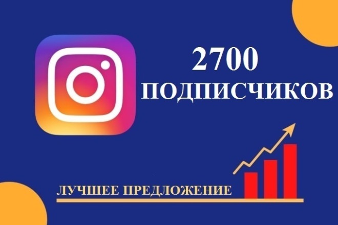 2700 подписчиков в инстаграм